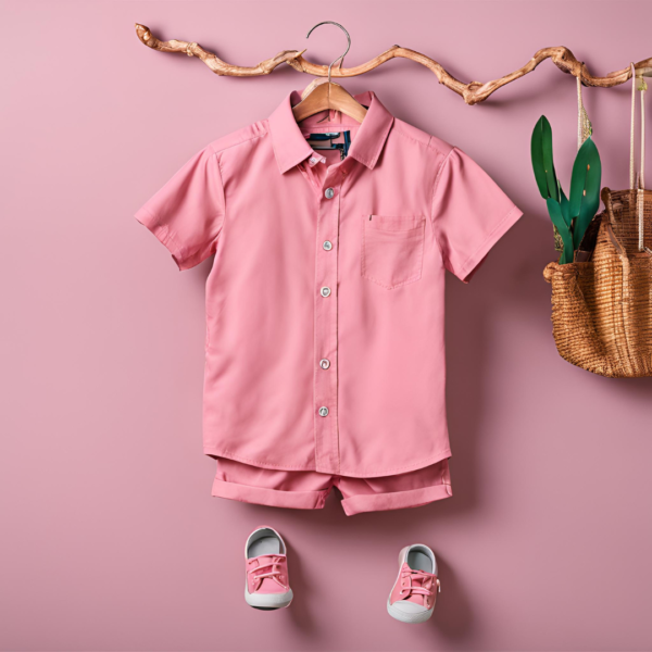 Stylish Pink Dress for Baby Boys